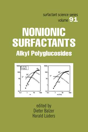 Nonionic Surfactants: Alkyl Polyglucosides de Dieter Balzer