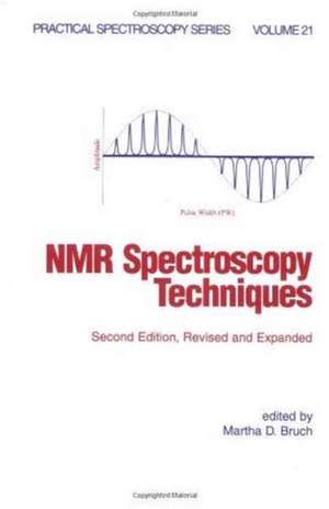 NMR Spectroscopy Techniques de Martha Bruch