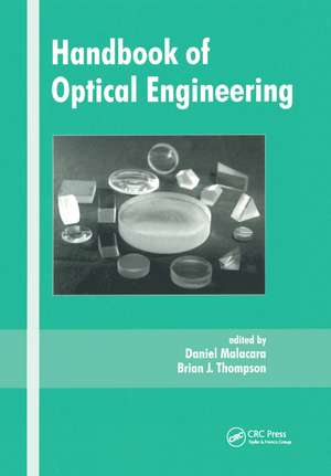 Handbook of Optical Engineering de Daniel Malacara