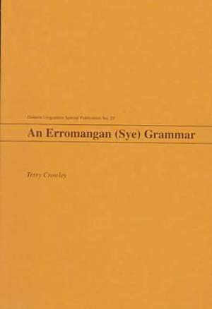 Crowley: An Erromangan (Sye) Ol27 de Terry Crowley