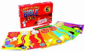 Carry-Along Bible Activities [With 4 Puzzle Books & 2 Rub and See BooksWith 4 Felt-Tip Pens] de Candle Books