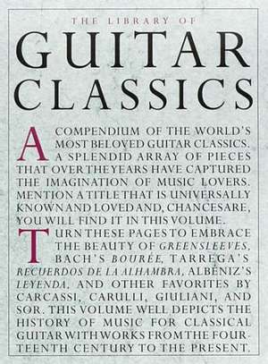 Library of Guitar Classics de Jerry Willard