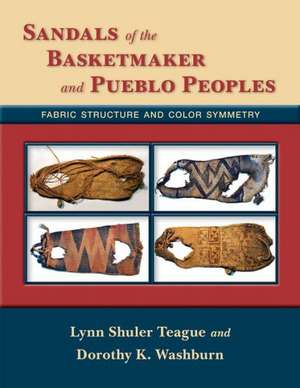 Sandals of the Basketmaker and Pueblo Peoples: Fabric Structure and Color Symmetry de Lynn Shuler Teague