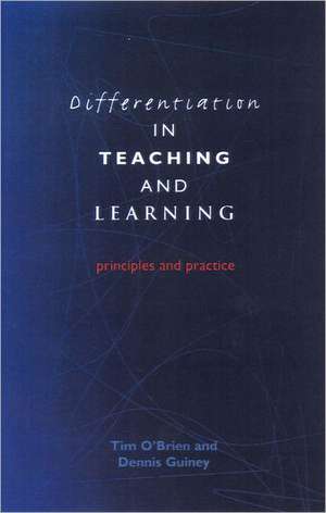 Differentiation in Teaching and Learning de Tim O'Brien