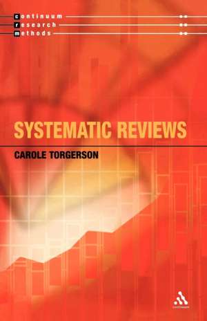 Systematic Reviews de Carole Torgerson