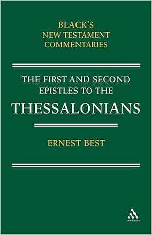 1 & 2 Thessalonians de Ernest Best