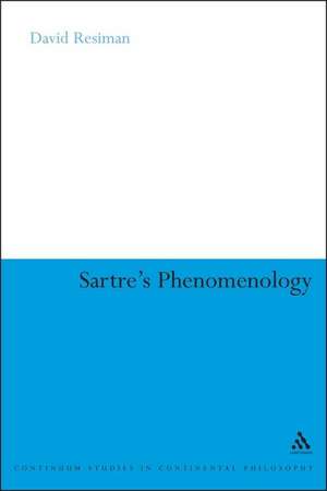 Sartre's Phenomenology de David Reisman