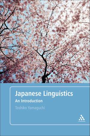 Japanese Linguistics: An Introduction de Dr. Toshiko Yamaguchi