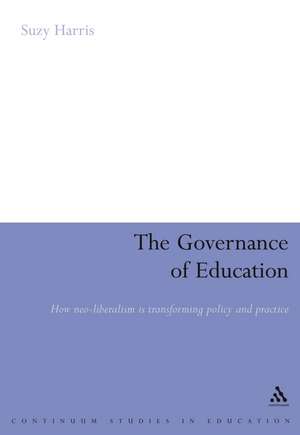 The Governance of Education de Professor Suzy Harris