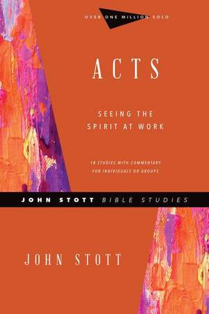 Acts – Seeing the Spirit at Work de John Stott