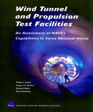 Wind Tunnel and Propulsion Test Facilities de Philip S. Anton