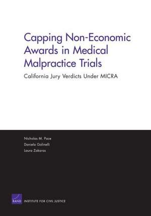 Capping Non Economic Awards in Medical Malpractice Trials de Nick Pace