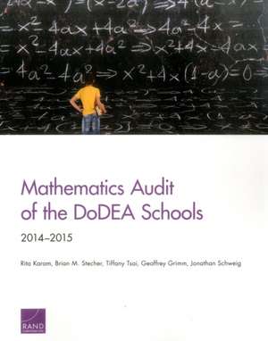 Mathematics Audit of the Dodea Schools de Rita Karam