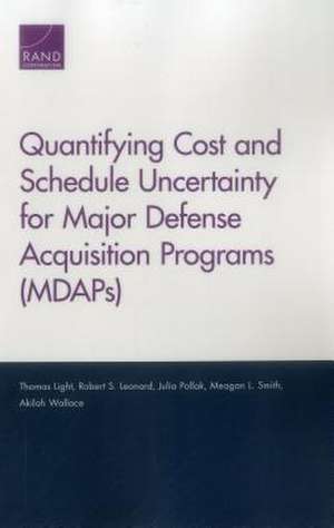 QUANTIFYING COST AMP SCHEDULE UNPB de Thomas Light