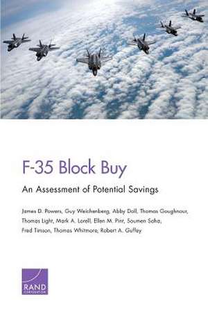 F 35 BLOCK BUY AN ASSESSMENT de Thomas Whitmore