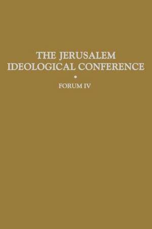 Proceedings, World Zionist Organization de By the Jerusalem Ideological Conference