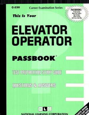 Elevator Operator de National Learning Corporation