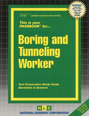 Boring and Tunneling Worker de Jack Rudman