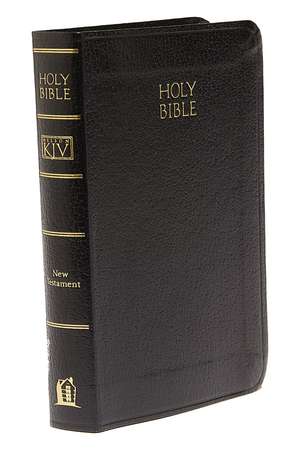 KJV, Vest Pocket New Testament and Psalms, Leathersoft, Black, Red Letter: Holy Bible, King James Version de Thomas Nelson