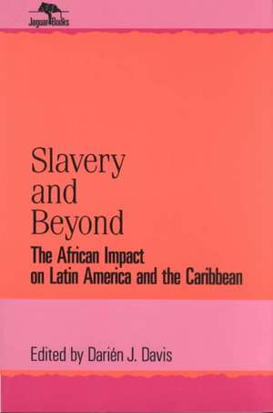 Slavery and Beyond de Darien J. Davis