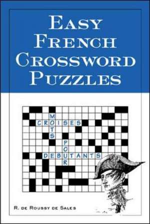 Easy French Crossword Puzzles de R. Sales