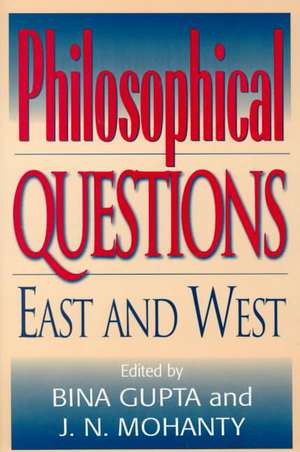 Philosophical Questions de Jitendra Nath Mohanty