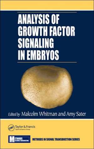 Analysis of Growth Factor Signaling in Embryos de Malcolm Whitman