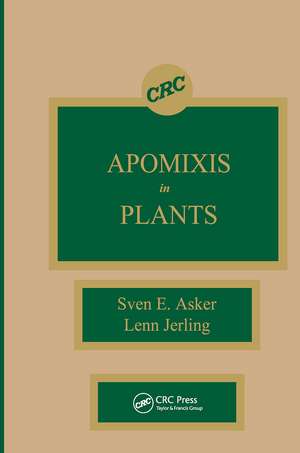 Apomixis in Plants de Sven Asker