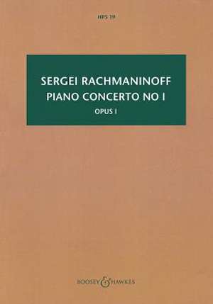 Piano Concerto No. 1, Op. 1 de Sergei Rachmaninoff