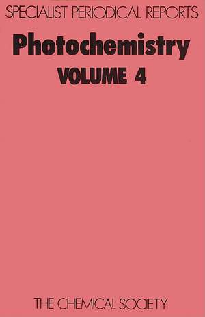 Photochemistry: Volume 4 de Royal Society of Chemistry