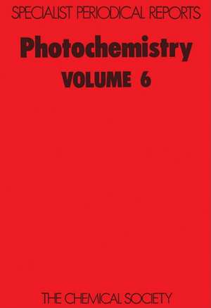Photochemistry: Volume 6 de Royal Society of Chemistry