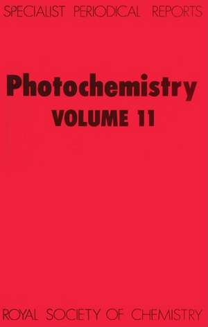 Photochemistry: Volume 11 de Royal Society of Chemistry