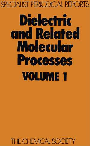 Dielectric and Related Molecular Processes: Volume 1 de Royal Society of Chemistry