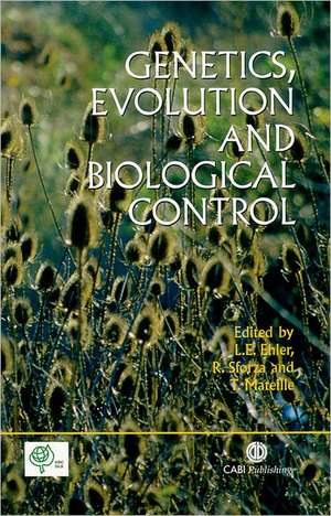 Genetics, Evolution and Biological Control de Lester Ehler