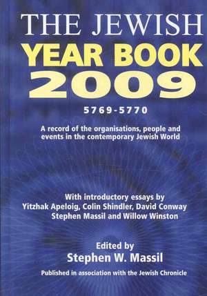 The Jewish Year Book 2009 de Stephen W. Massil