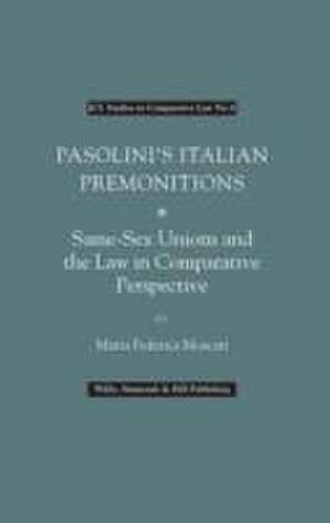 Moscati, M: Pasolini's Italian Premonitions de Maria Federica Moscati