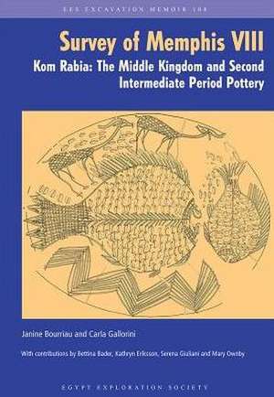 The Survey of Memphis VIII: The Middle Kingdom and Second Intermediate Pottery de Janine D. Bourriau