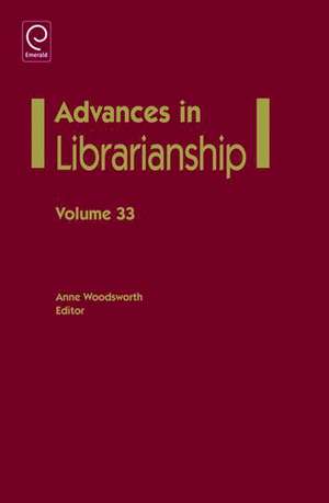 Advances in Librarianship de Anne Woodsworth