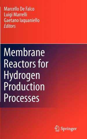 Membrane Reactors for Hydrogen Production Processes de Marcello De Falco