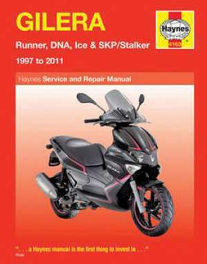 Gilera Runner, DNA, Ice & SKP/Stalker (97 – 11) Haynes Repair Manual de Phil Mather