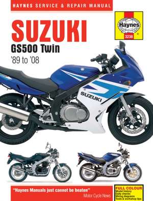 Suzuki GS500 Twin (89 – 08) Haynes Repair Manual de Haynes