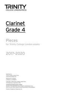 Clarinet Exam Pieces Grade 4 2017-2020 de TRINITY COLLEGE LOND