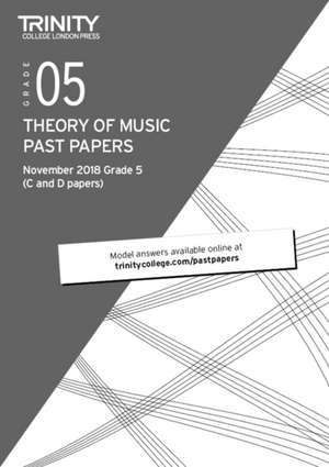 Trinity College London Theory of Music Past Papers (Nov 2018) Grade 5 de Trinity College London