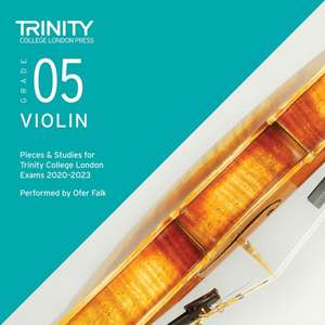 Violin 2020-2023. Grade 5 CD de Trinity College London