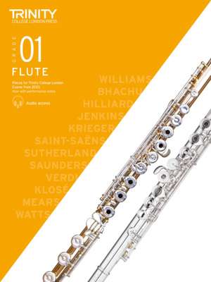 Trinity College London Flute Exam Pieces from 2023: Grade 1 de Trinity College London