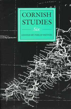 Cornish Studies Volume 6: Cornish Studies: Six de Philip Payton