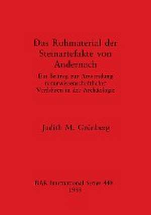 Grünberg, J: Rohmaterial der Steinartefakte von Andernach