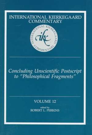 Concluding Unscientific PostScript de Robert Perkins