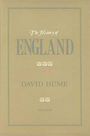 HISTORY OF ENGLAND VOL 4 CL, THE de DAVID HUME