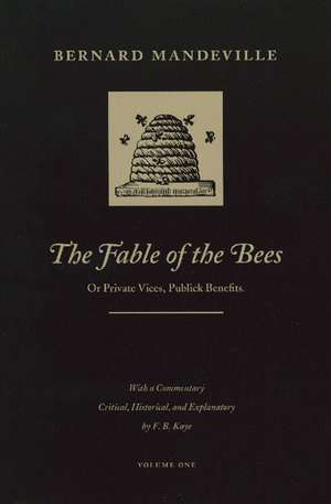 FABLE OF THE BEES 2-VOL PB SET, THE de BERNARD MANDEVILLE